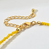 Glass Crystal Freshwater Pearl Necklace for Women