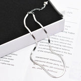 Stainless Steel Water Droplet Necklace Waterproof Pendant