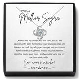 Colar Melhor Sogra para a Mu00e3e da Noiva em Portuguu00eas