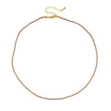 Boho Colorful Seed Bead Shell Pearl Choker Necklace Statement