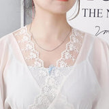 0.9/1.2mm Stainless Steel Mini Snake Chain Necklace