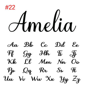 Personalised Custom Three Name Necklace for Women Stainless Steel