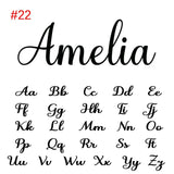 Personalised Custom Three Name Necklace for Women Stainless Steel