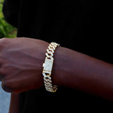 12MM Cuban Link Chain Bling Iced Out Miami Cuban Choker Necklace