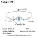 925 Silver Travel Magic Eye Bracelet Women's Jewelry