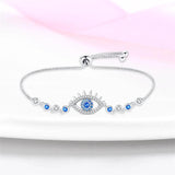 925 Silver Travel Magic Eye Bracelet Women's Jewelry