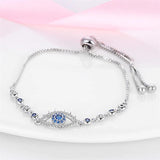 925 Silver Travel Magic Eye Bracelet Women's Jewelry