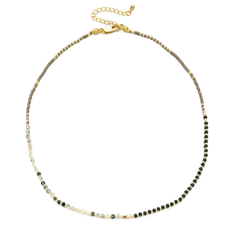 Natural Stone Women Chokers Necklace Short Collar Jewelry