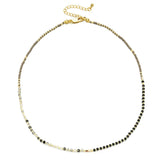 Natural Stone Women Chokers Necklace Short Collar Jewelry