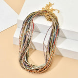 Natural Stone Women Chokers Necklace Short Collar Jewelry