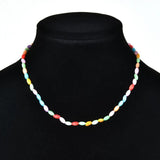 Seashell Beads Conch Shell Choker Necklace for Women