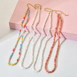 Seashell Beads Conch Shell Choker Necklace for Women
