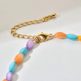 Seashell Beads Conch Shell Choker Necklace for Women