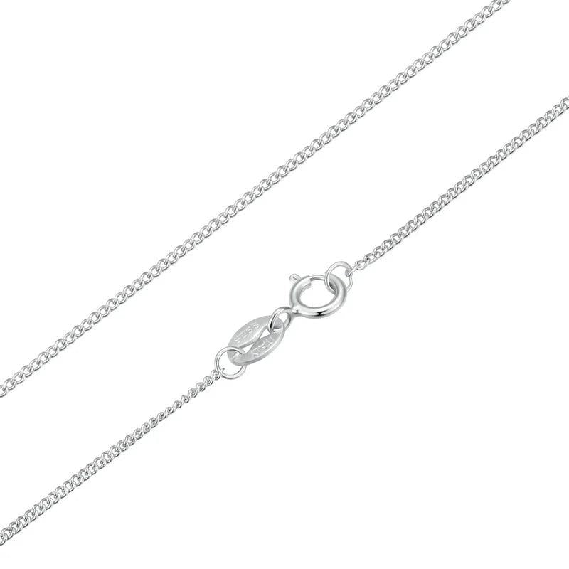 925 Silver Clasp Chain Necklace Adjustable for Women