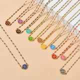 Stainless Steel Zodiac Sign Necklace Constellation Pendant Chain