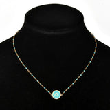Stainless Steel Zodiac Sign Necklace Constellation Pendant Chain