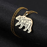 Myshape Forest Outdoor Scenery Necklace Men Jewelry