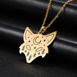 Myshape Forest Outdoor Scenery Necklace Men Jewelry
