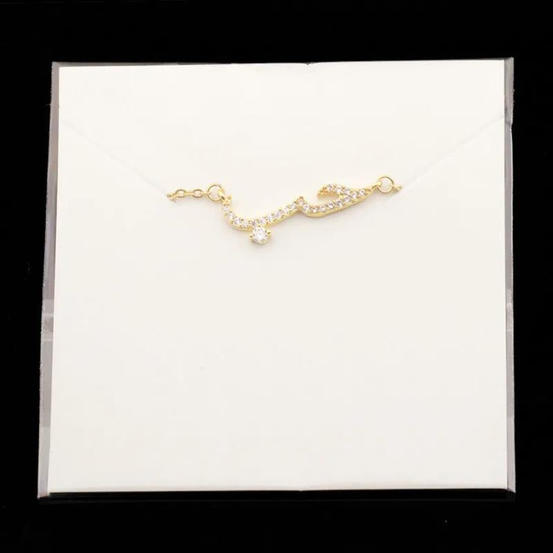 Arabic Love Statement Necklace Women Bff Gift Kolye Choker Necklace