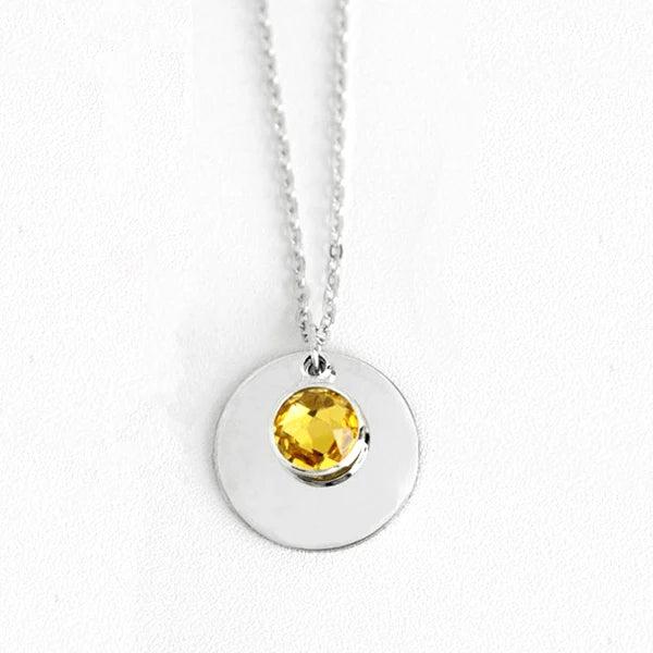 Personalized Mom Custom Necklace Engrave Name Birthstone Gift Jewelry