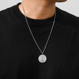 Skyrim Stainless Steel Zodiac Necklace Astrology Star Sign