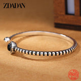925 Silver Agate Bangle & Bracelet Wedding Gift