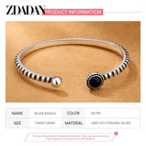 925 Silver Agate Bangle & Bracelet Wedding Gift