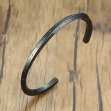 Vintage Silver Vikings Cuff Bangle Bracelet