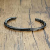 Vintage Silver Vikings Cuff Bangle Bracelet