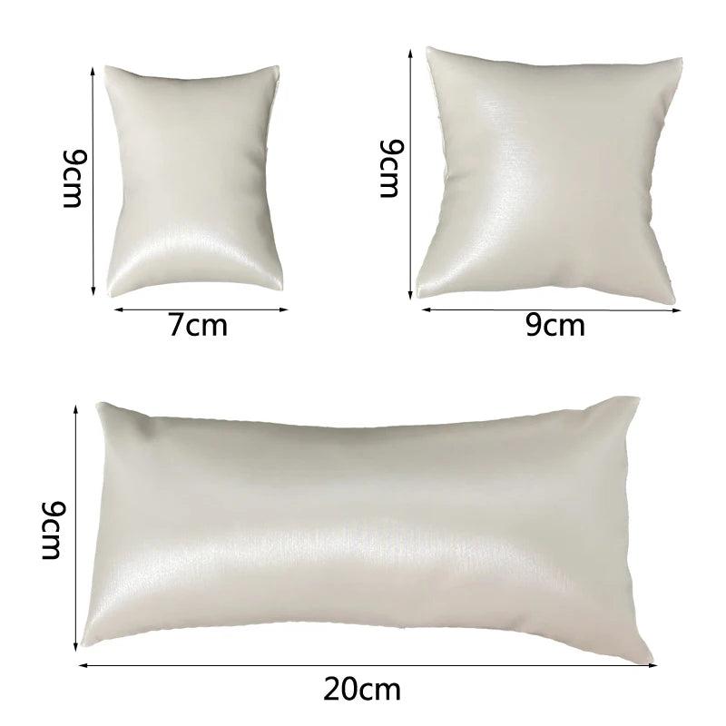 Watch Bracelet Display Stand Storage Pillow Brushed Pu Leather