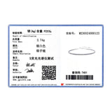 925 Silver Clear CZ Bracelet Women Wedding Fine Jewelry