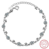 0.5CT Moissanite Love Bracelet S925 Sterling Silver Jewelry