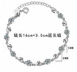 0.5CT Moissanite Love Bracelet S925 Sterling Silver Jewelry