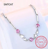 D Moissanite Star Bracelet S925 Sterling Silver