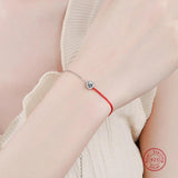 925 Silver Moissanite Bracelet Women Engagement Christmas Party Jewelry