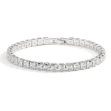 5mm Moissanite Tennis Bracelet 925 Sterling Silver Wedding Bangle