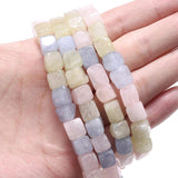 Natural Stone Crystal Beads for Jewelry Making DIY Bracelet Necklace 8x8mm