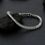 4mm Moissanite Full Diamond 925 Silver Bracelet