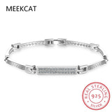 Sterling Silver Moissanite Tennis Bracelet for Women