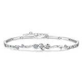 D VVS1 Moissanite Tennis Bracelet 925 Silver for Women