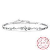 D VVS1 Moissanite Tennis Bracelet 925 Silver for Women