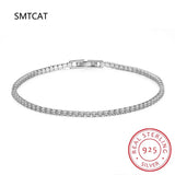 2mm Moissanite Tennis Bracelet 18k Plated