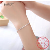 2mm Moissanite Tennis Bracelet 18k Plated