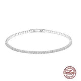 925 Silver Moissanite Bracelet Yellow Birthday Gift