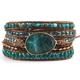 Bohemian Stone Charm Wrap Bracelets Gift DropShipping