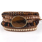 Bohemian Stone Charm Wrap Bracelets Gift DropShipping