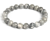 2pc/lot Crazy Agate Bead Bangle Strength Yoga Healing Energy Jewelry