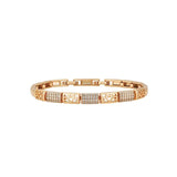 18k Plated Zircon Watch Bracelet For Women
