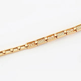 18k Plated Zircon Watch Bracelet For Women