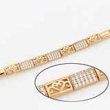 18k Plated Zircon Watch Bracelet For Women